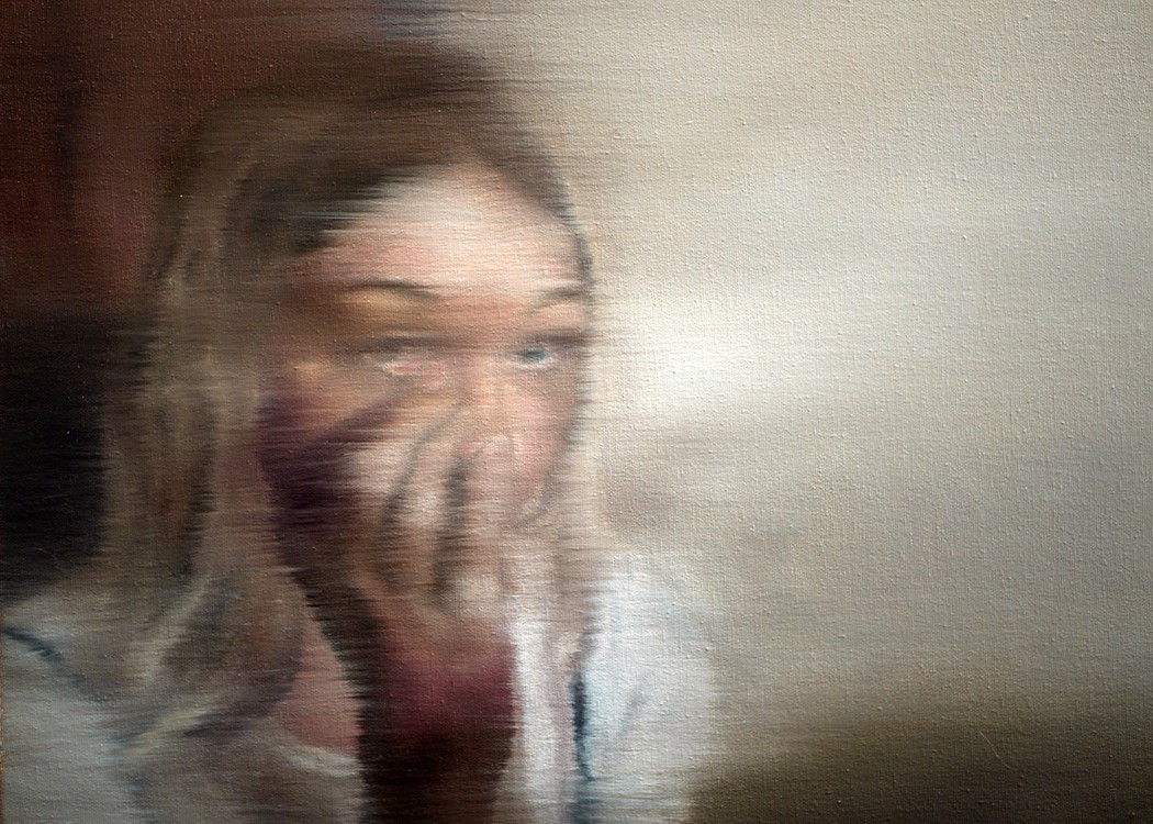 Cherise Foster- Fine Art BA Hons- Oil on canvas- Is Everyone Looking